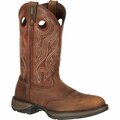 Durango Rebel by Brown Saddle Western Boot, DUSK VELOCITY/BARK BROWN, 2E, Size 9 DB5474